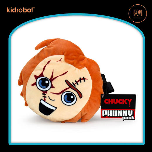Kidrobot 鬼娃回魂 恰奇 Chucky 收纳包 毛绒 可爱 腰包 商品图1