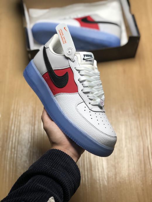 Nike Air Force 1 空军一号红冰蓝 经典低帮百搭休闲运动板鞋 商品图0