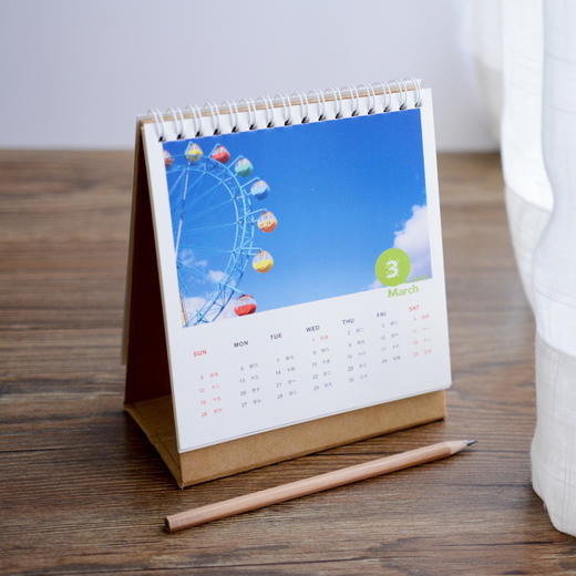 【定制日历】米莫印品经典6寸方台历 商品图1