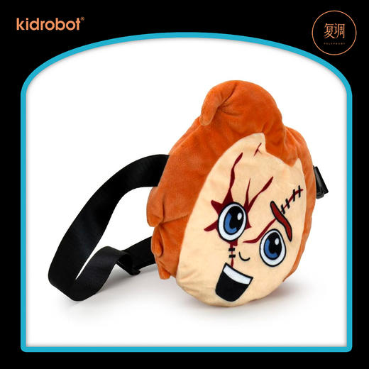 Kidrobot 鬼娃回魂 恰奇 Chucky 收纳包 毛绒 可爱 腰包 商品图4
