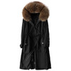 HHHS-HQ20-PLZ20018C秋冬新款兔毛内胆貉子毛领外套 商品缩略图3