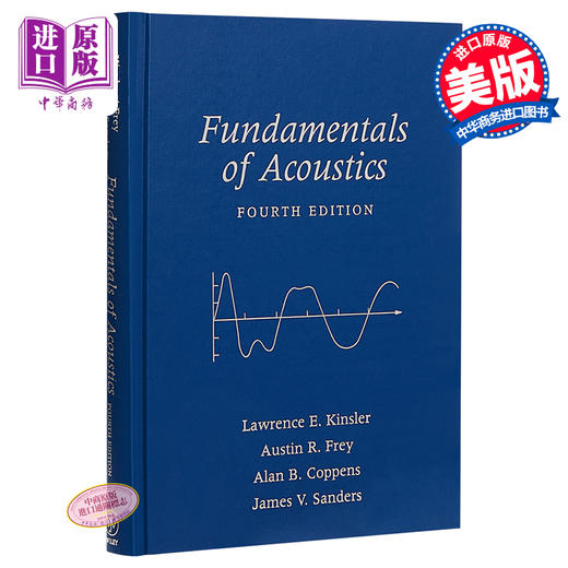 声学基础（第4版） Fundamentals  of Acoustics, Fourth Edition 英文原版 Lawrence Kinsler Wiley 商品图0