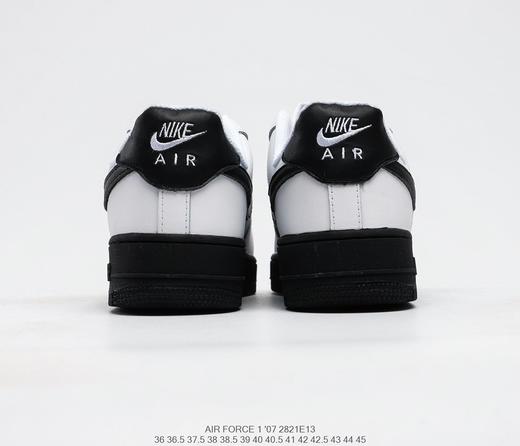 耐克Nike Air Force 1 07空军一号黑生胶黑白低帮百搭休闲运动板鞋 商品图3