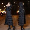 上海旗袍厂SMD-0366加长款长过膝超长款加厚女士加厚连帽羽绒服 商品缩略图0