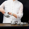 【八宝】扎西达杰-纯银茶壶提梁壶公道杯摆件茶杯摆件套装【BXYL0020417-7】【BXYL0010140】【BXYL0020449】【0010172】2010 商品缩略图3