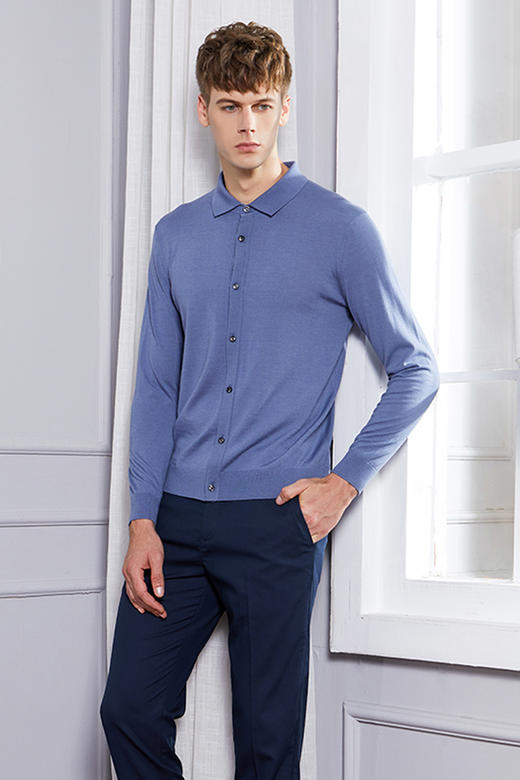 callisto两色可选绵羊毛混纺毛衣  FPKNW186C 商品图0