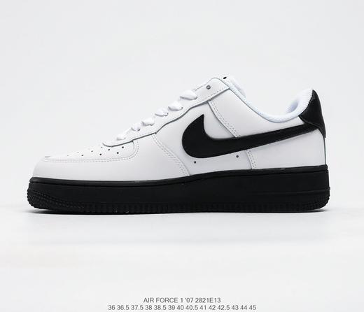 耐克Nike Air Force 1 07空军一号黑生胶黑白低帮百搭休闲运动板鞋 商品图0