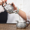 【八宝】扎西达杰-纯银茶壶提梁壶公道杯摆件茶杯摆件套装【BXYL0020417-7】【BXYL0010140】【BXYL0020449】【0010172】2010 商品缩略图4