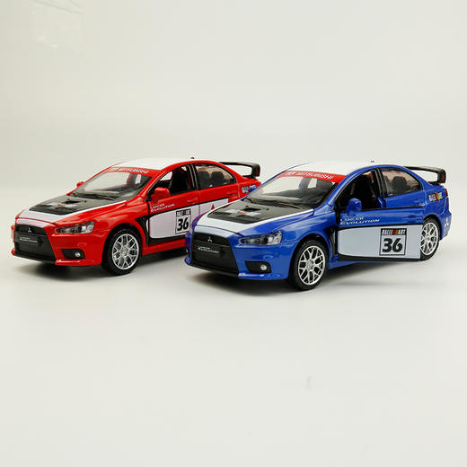 【经典系列】1:32三菱蓝瑟翼豪陆神拉花跑车 商品图3