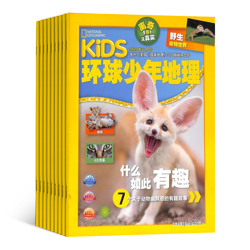 环球少年地理KiDS  年刊12期订阅包邮