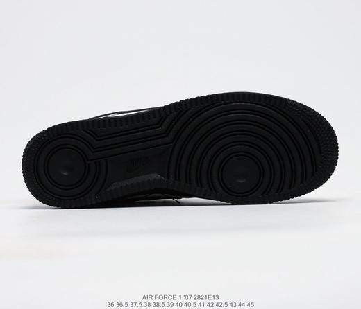 耐克Nike Air Force 1 07空军一号黑生胶黑白低帮百搭休闲运动板鞋 商品图8