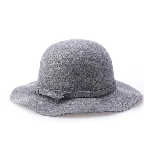 丁摩 帽子2020秋冬季简约新款纯羊毛帽WX187 商品图2