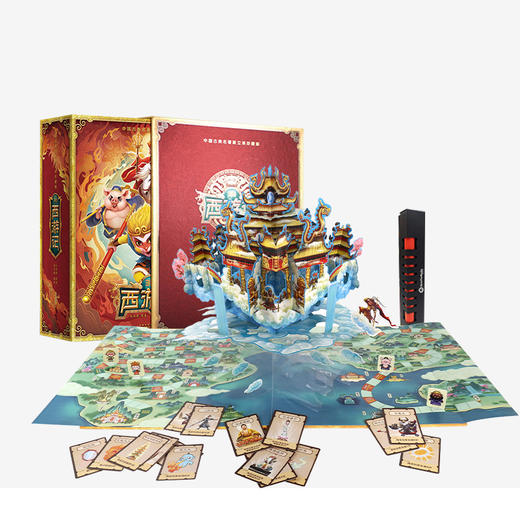 【全景立体书】中国古典名著立体珍藏版·3D西游记立体书（赠80节158元音频）6个主场景800多个零件1000多道手工程序 商品图4