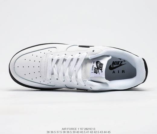 耐克Nike Air Force 1 07空军一号黑生胶黑白低帮百搭休闲运动板鞋 商品图1