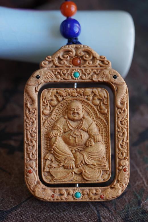 【不停歇的信仰】老山檀佛牌(定制） 商品图1