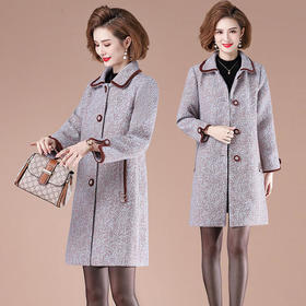 YCE-A734-2039外套中长款气质加厚大码大衣
