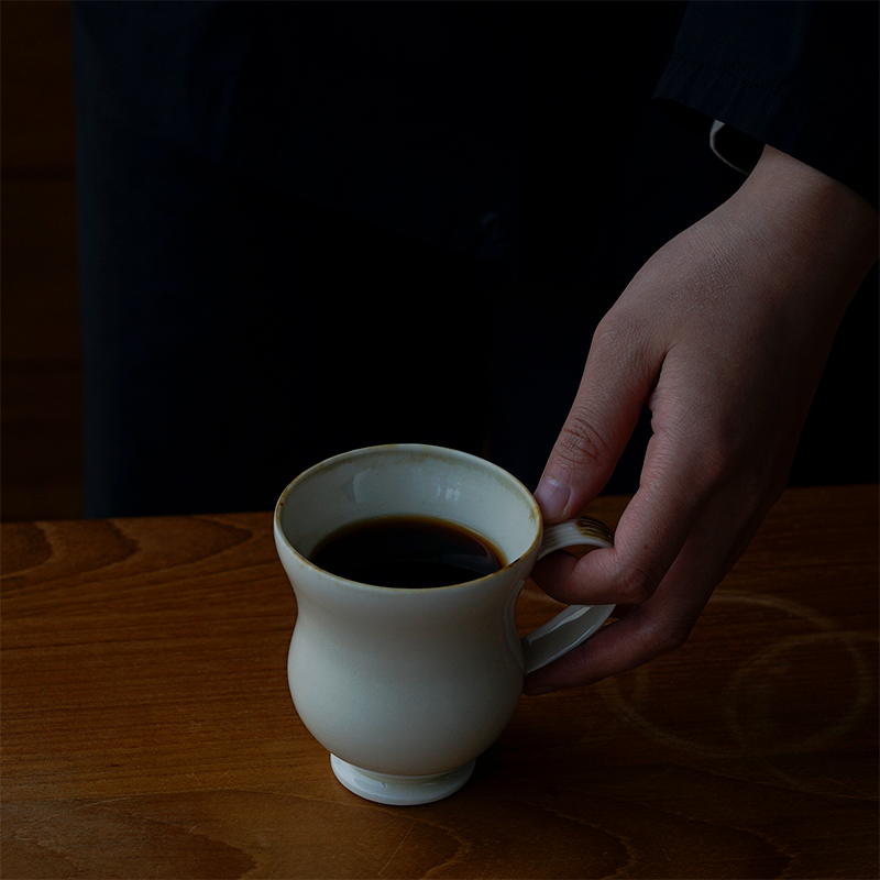 「中国 沈呈呈」米黄釉系列 咖啡杯 马克杯 茶杯