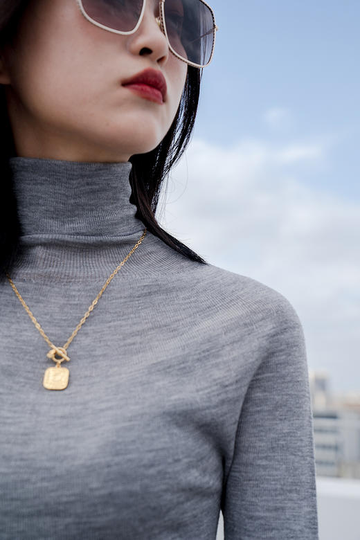 亲肤不扎 本来之选 羊毛高领打底衫  精纺60支美丽诺羊毛 商品图0