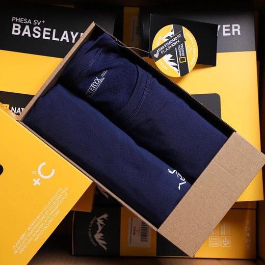 价值3200 出口海外原单！2021重磅新款国家地理X始祖鸟特别联名体感发热保暖内衣男女款套装 z强八级御寒 快速排湿 高效排汗 改善调节温度 独立原盒包装 商品图9