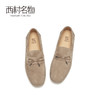 西村名物2020秋季新款乐福鞋男套脚纯色平底简约休闲男鞋X10CW32241 商品缩略图2