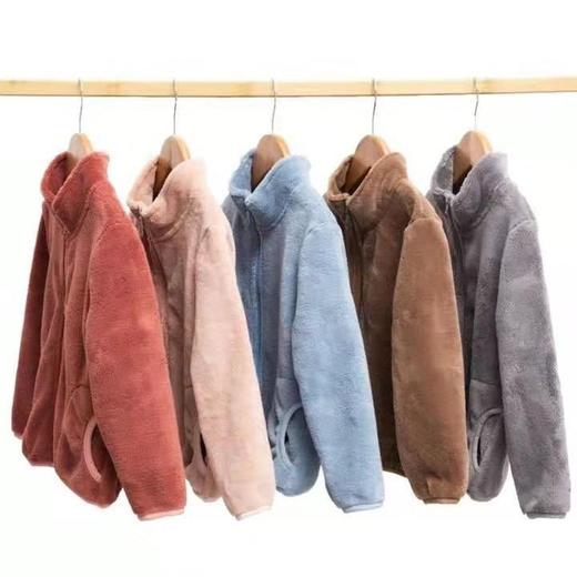 女童外套2021新款男童保暖秋冬装女宝宝加绒儿童装春秋装洋气上衣七夕情人节 商品图2