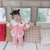 女宝宝睡衣2020冬季珊瑚绒女童秋冬加厚冬天儿童套装法兰绒家居服七夕情人节 商品缩略图3