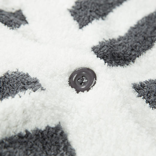 爱帝女士棉絮绒间条秋款开衫上新 商品图5