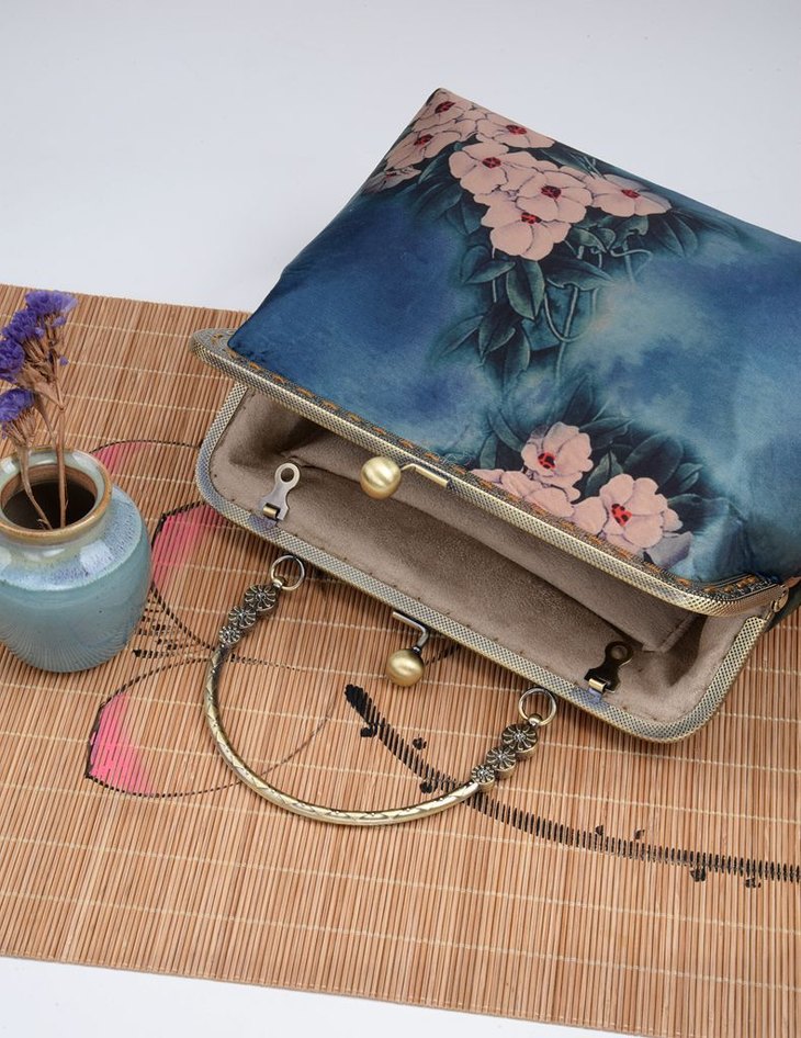 lism003复古diy手工口金包旗袍手提包斜跨中国民国风