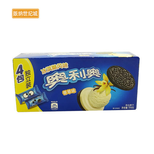 bn奥利奥缤纷双果味夹心味饼干冰激凌味194g