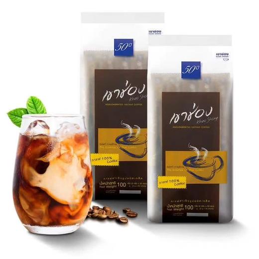 零脂肪 无蔗糖 一杯只要5毛钱 新品咖啡☕️ 泰国进口：高崇速溶纯黑咖啡 无糖 一袋50条 商品图4