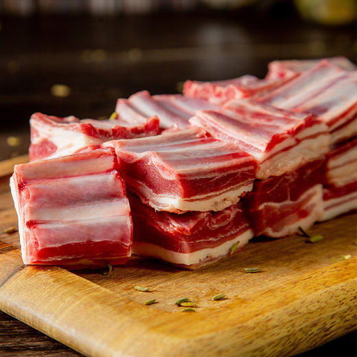 清水煮也好吃呼伦贝尔黑头山奶香羊肉系列羊寸排羊排条