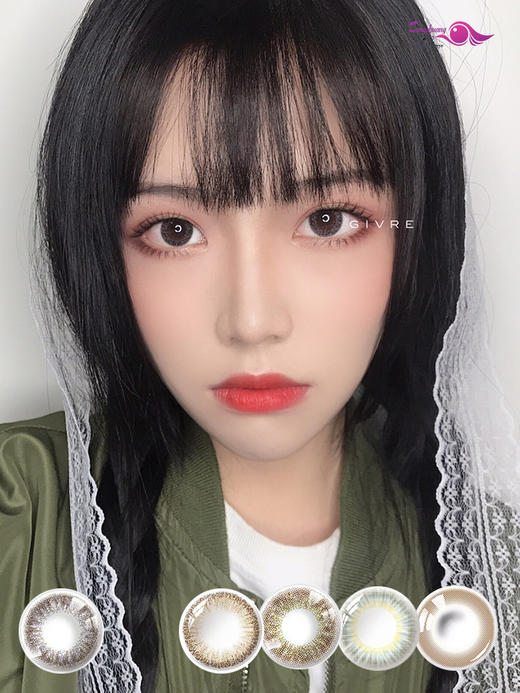 【日抛】日本进口绮芙莉Givre10片小直径14.1 含水量38% 度数不同拍两盒 商品图12