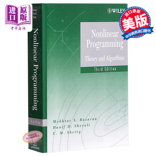 非线性规划 理论与算法（第3版） Nonlinear Programming: Theory and Algorithms 英文原版 - 中商进口商城
