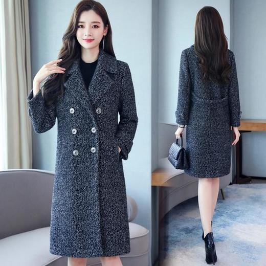 2020秋冬季新款仿水貂绒加厚毛呢外套NSF-30 商品图1