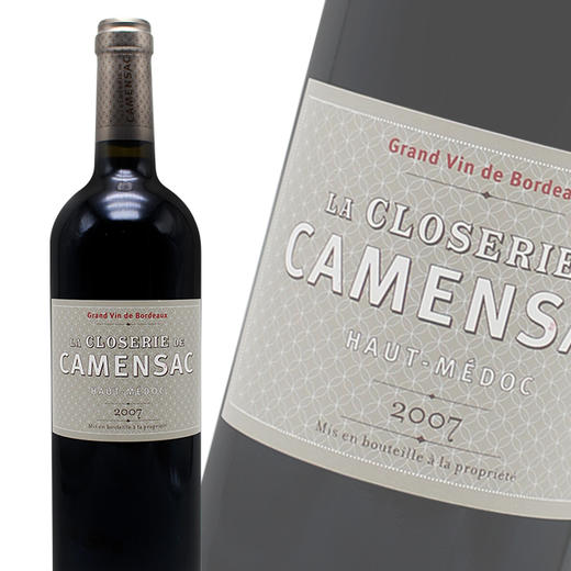 【波尔多名庄】卡门萨克城堡副牌红葡萄酒 La Closerie Camensac 2007 750ml 商品图0