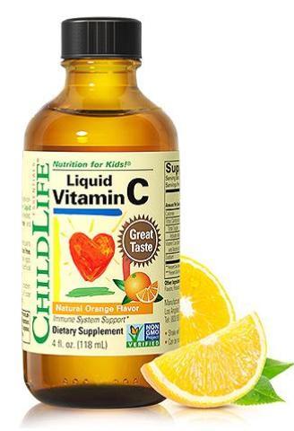 美国童年时光vc婴幼儿童宝宝维生素c补充液体免疫力