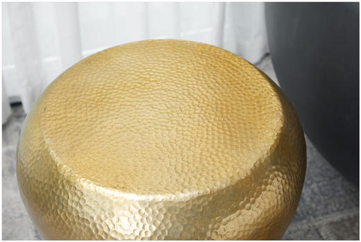 NS家居nsfurniture进口ART系列金属脚凳/墩子/茶几/边几NSDE-WR1703*Brass 商品图3