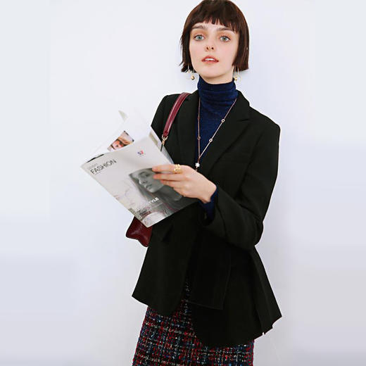 亲肤不扎 本来之选 羊毛高领打底衫  精纺60支美丽诺羊毛 商品图1