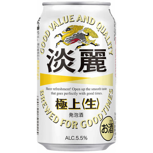 【6瓶】日本 麒麟 人气新爽快麦芽发泡性酿造酒 生啤 350ml 商品图2