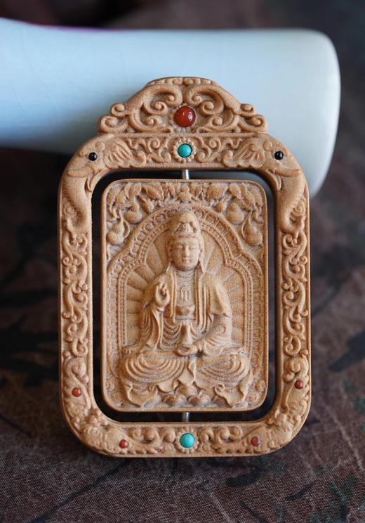 【不停歇的信仰】老山檀佛牌(定制） 商品图2