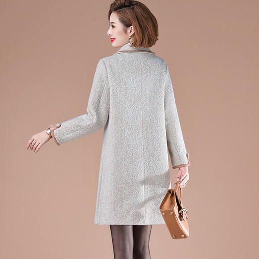 YCE-A734-2039外套中长款气质加厚大码大衣 商品图3