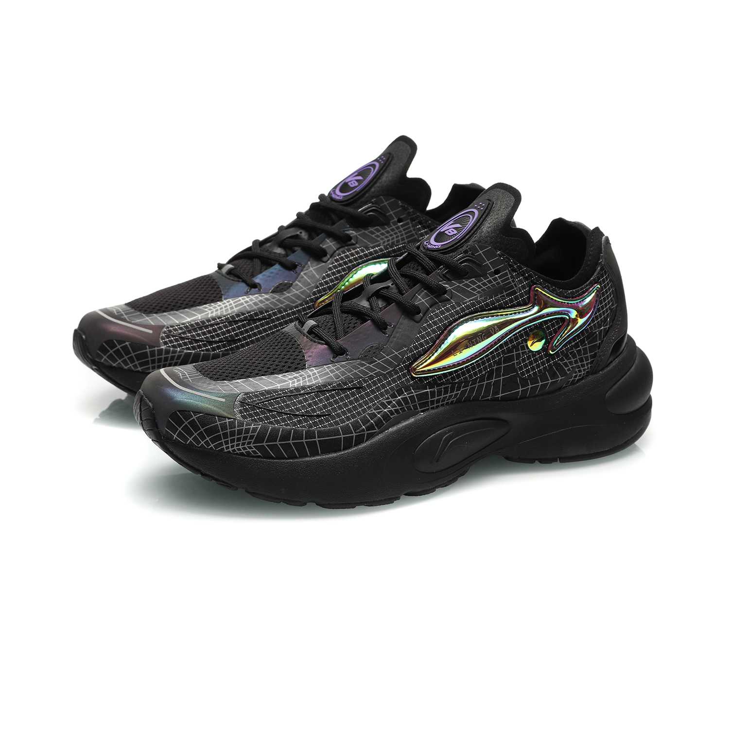 中国李宁巴黎时装周中国李宁v815男稳定减震跑鞋arhq295