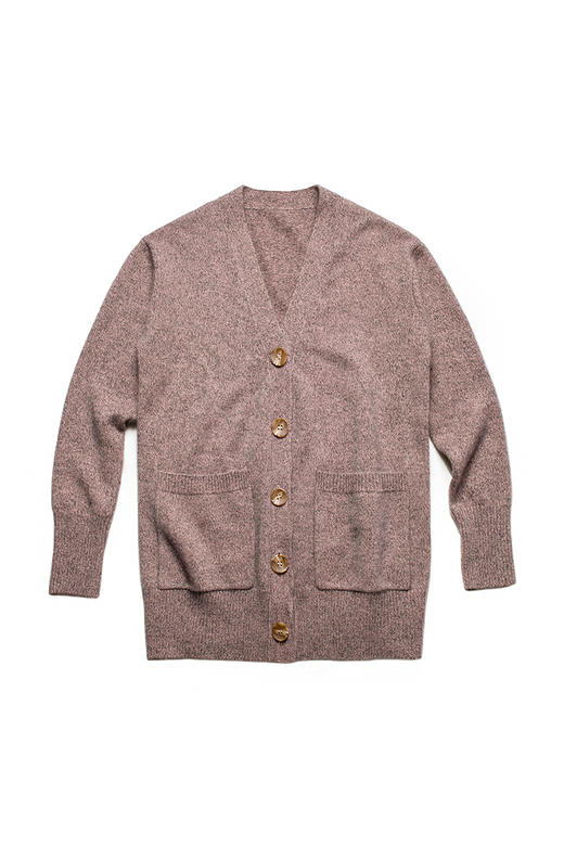 2020经典款女士纯山羊绒落肩袖开衫 商品图4