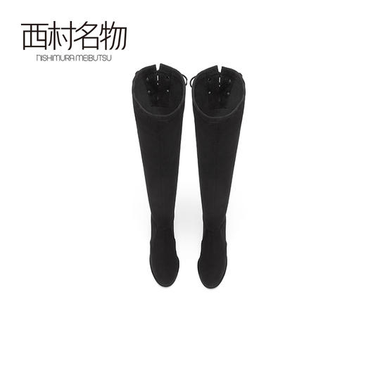 西村名物2020冬季新款高筒长靴女中跟舒适休闲时装靴X20DI40911 商品图2