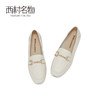 西村名物2020秋季新品乐福鞋牛皮革方头复古风简约小皮鞋T20CM31171 商品缩略图2