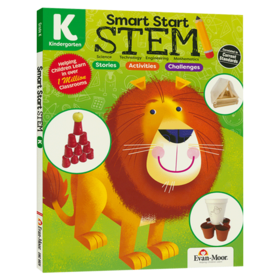 聪慧启蒙系列 核心素养教育 科学练习册 幼儿园大班 英文原版 Smart Start STEM Grade K 美国加州英语教辅 英文版进口书籍