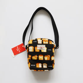 HUJI祤集Toast斜挎包插画面包柯基