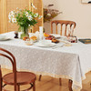 浅灰扶桑花方桌布餐桌布艺 商品缩略图1