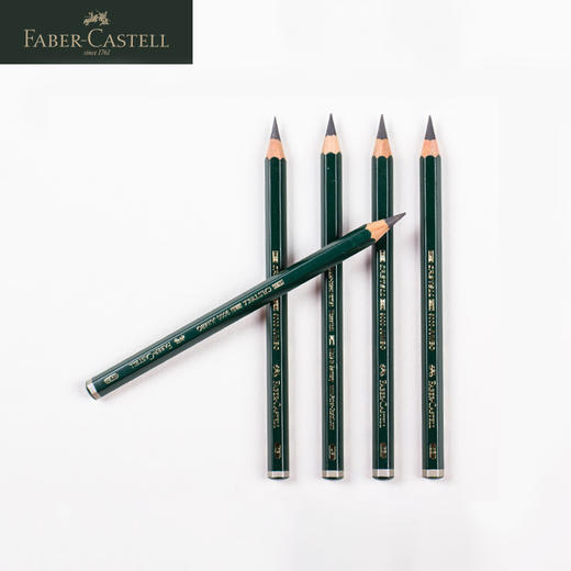 德国辉柏嘉 绿系列 “Castell 9000”  粗杆绘图素描铅笔 单支/5支装 商品图5