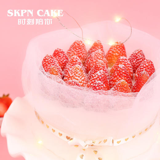 草莓诱惑鲜果生日蛋糕【仙女都爱草莓满满】 商品图3